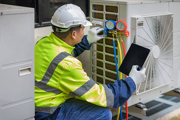 Professional Hvac technician working in Monroe, OR
